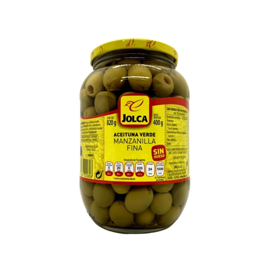 Aceitunas manzanilla sin hueso